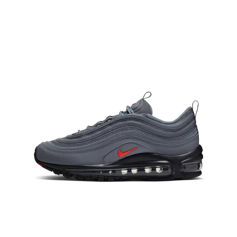 Nike Air Max 97 Dark Grey Black Crimson (GS) Dark Grey/Black-Bright Crimson (CQ0359-001)