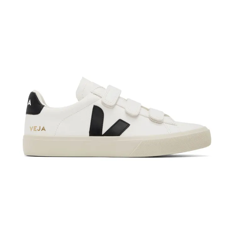 Veja White & Black Recife Chromefree Sneakers (RC0502790)