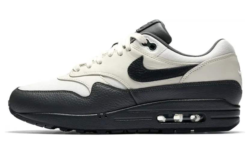 Nike Air Max 1 Premium PRM Sail/Dark Obsidian-Dark Grey (875844-100)
