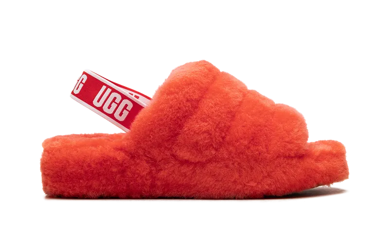 Ugg Fluff Yeah Slide “Red Currant” (1095119-RCRR)
