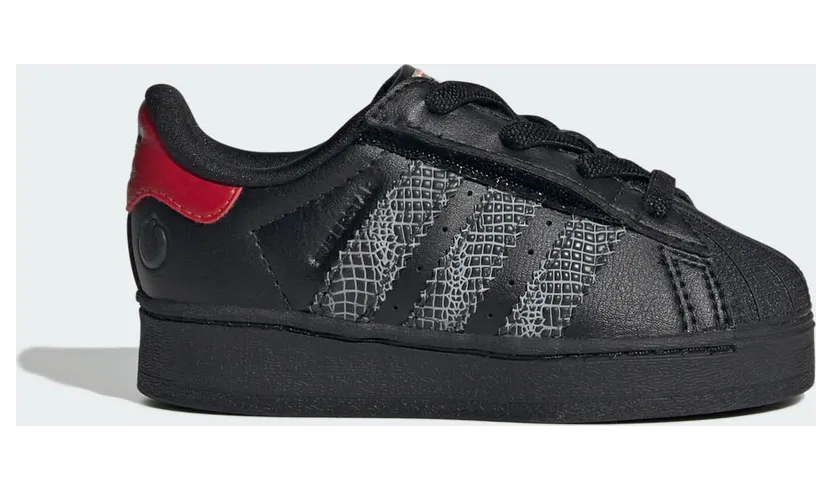 adidas Superstar LED Lights Comfort Closure Core Black Red (IH6392)