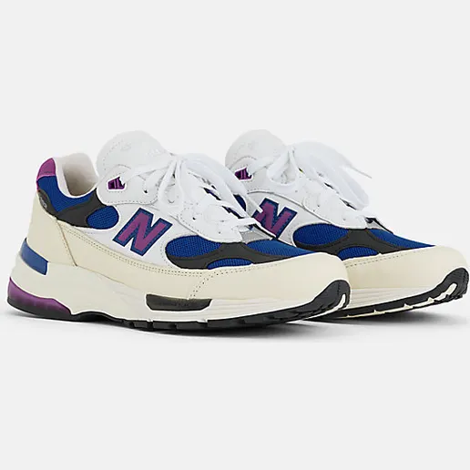 New Balance 992 “MiUSA White Royal Purple Fuchsia” (U99278L)