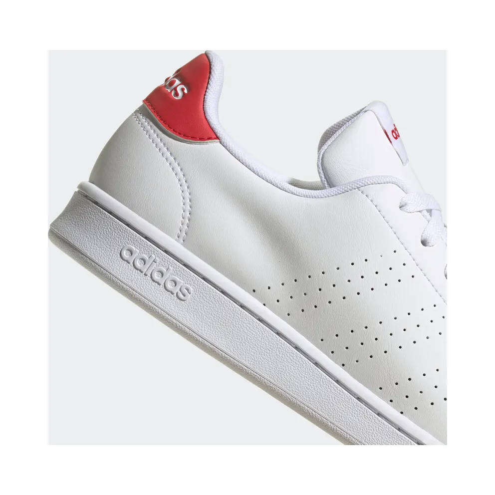 Adidas Advantage Cloud White / Cloud White / Better Scarlet (HR0235)