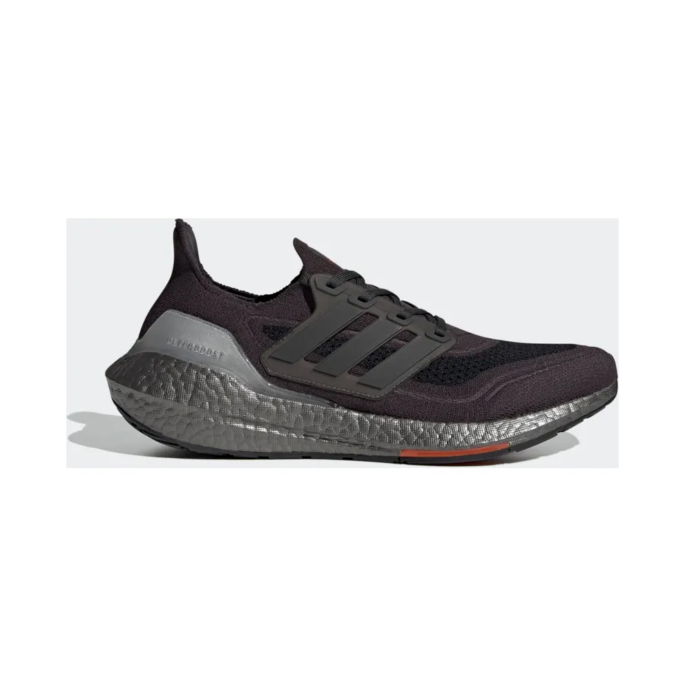 adidas Ultraboost 21 Laufschuh Carbon / Carbon / Solar Red (FY3952)
