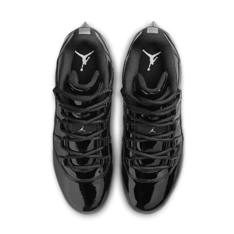Air Jordan 11 Low TD Cleat “Patent Black” (IQ8113-001)