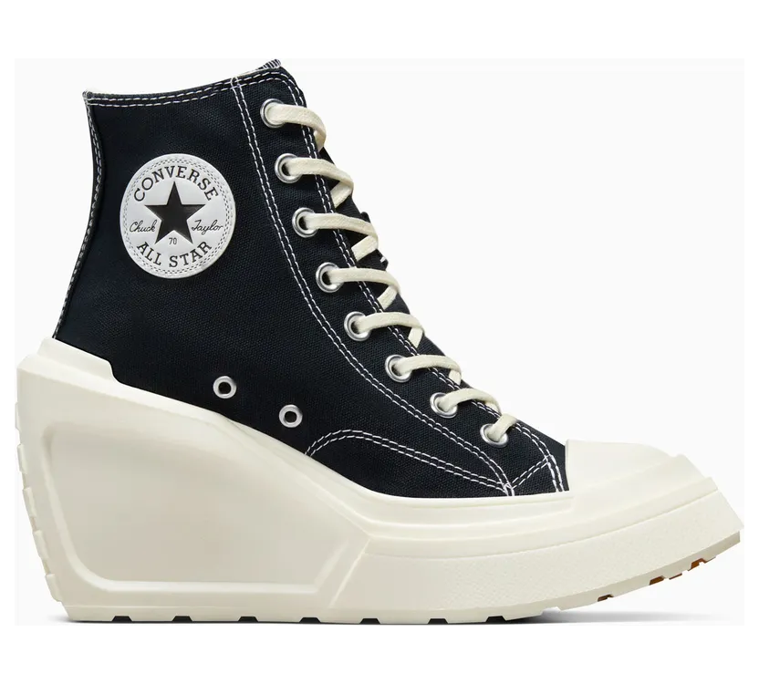 Converse Chuck 70 De Luxe Wedge Black/Black/Egret (A06478C)