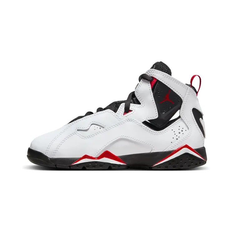 Jordan True Flight “White / Black / Varsity Red” (343796-160)