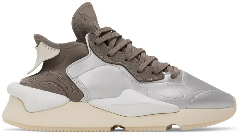 Y-3 Brown & Silver Kaiwa Sneakers (HQ3672)
