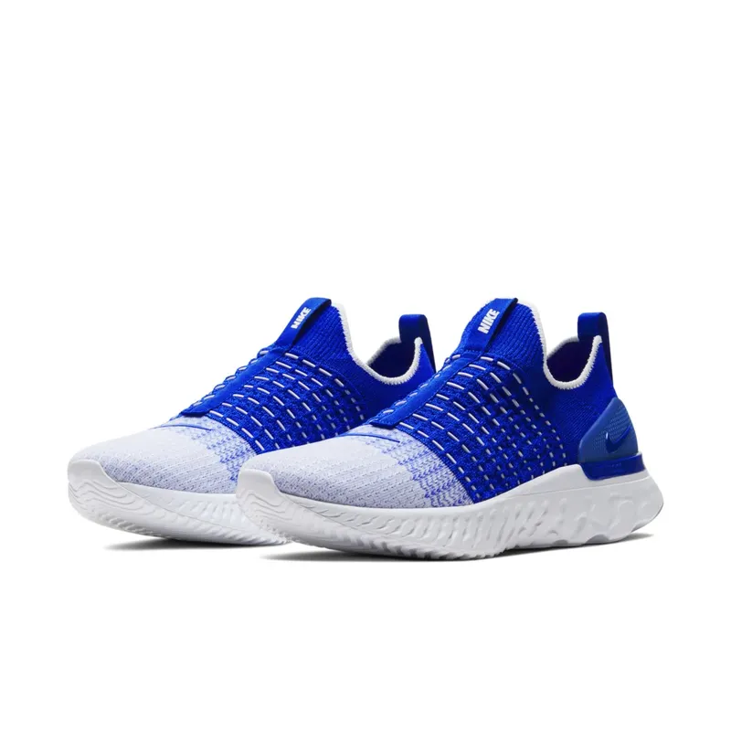 Nike React Phantom Run Flyknit 2 Photo Blue White Photo Blue/White (CJ0277-400)