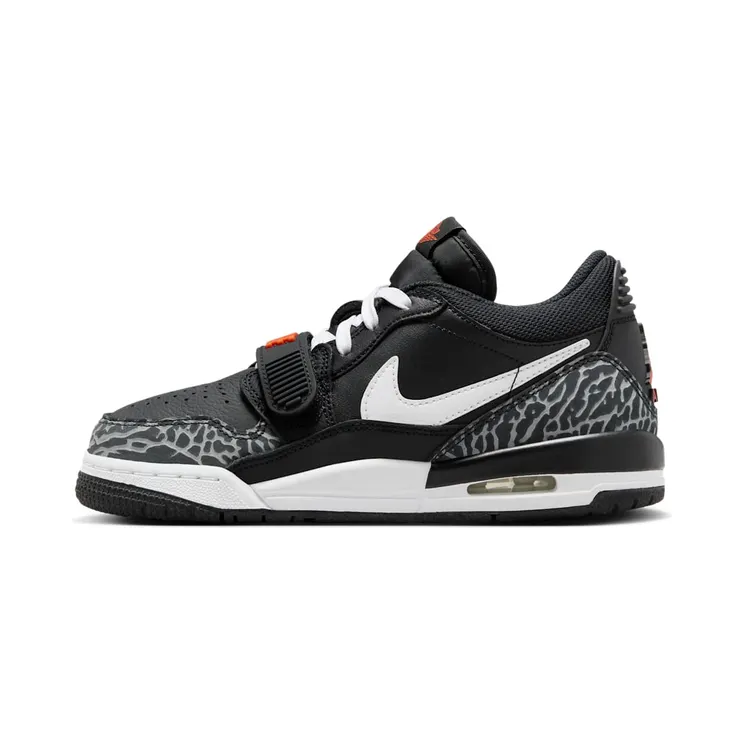 Jordan Legacy 312 Low “Black / Wolf Grey / Safety Orange / White” (CD9054-018)