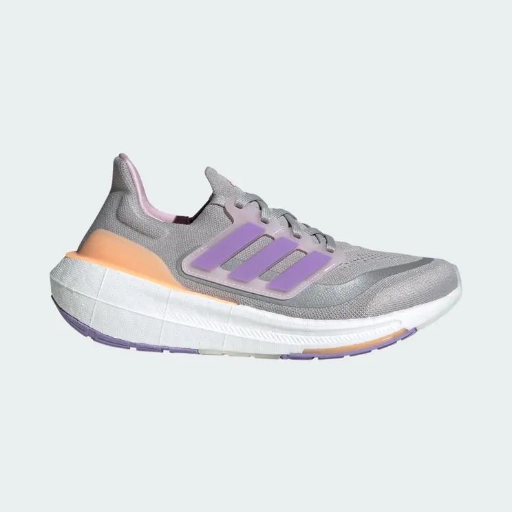 adidas Ultra Boost Light Grey Violet Fusion Acid Orange (IE1762)