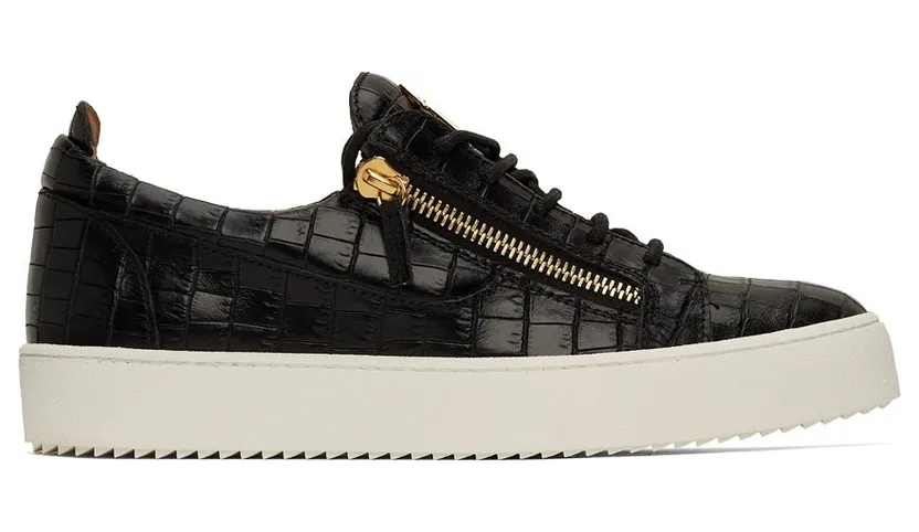 Giuseppe Zanotti White Croc May London Frankie Sneakers (RU00010-118)