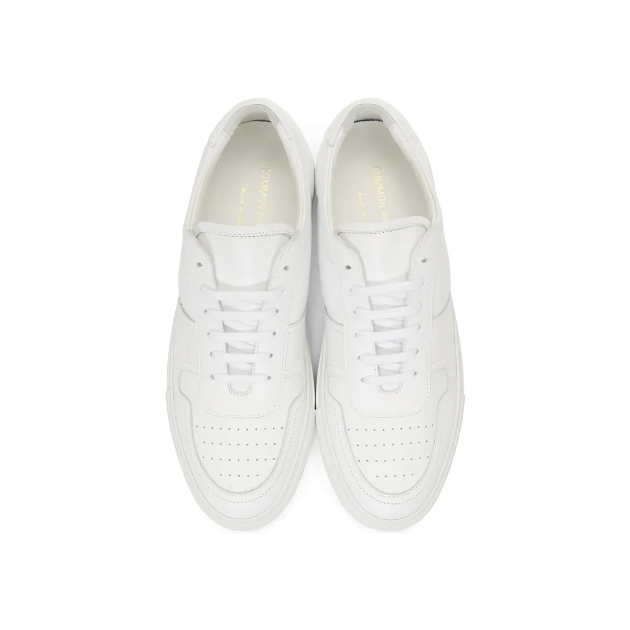 Common Projects White BBall Low Sneakers (ARTICLE 2155) (5)