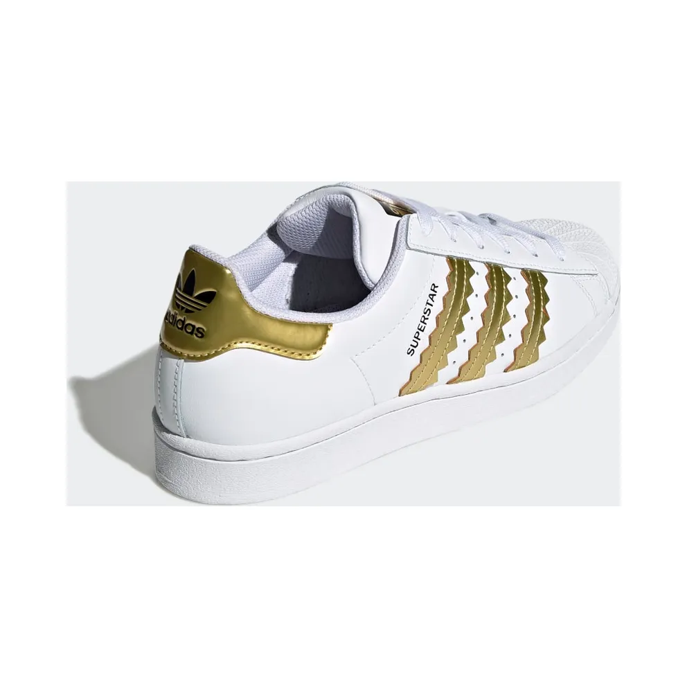 Adidas Superstar Cloud White / Matte Gold / Core Black (H03915)