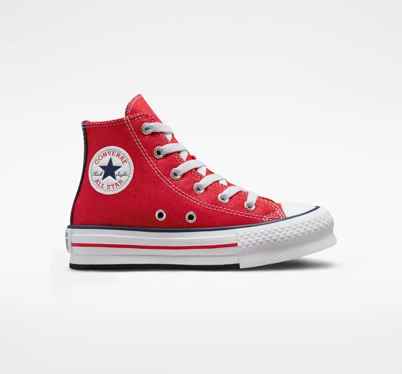 Converse Chuck Taylor All Star EVA Lift Platform Retro Denim Red/obsidian/white