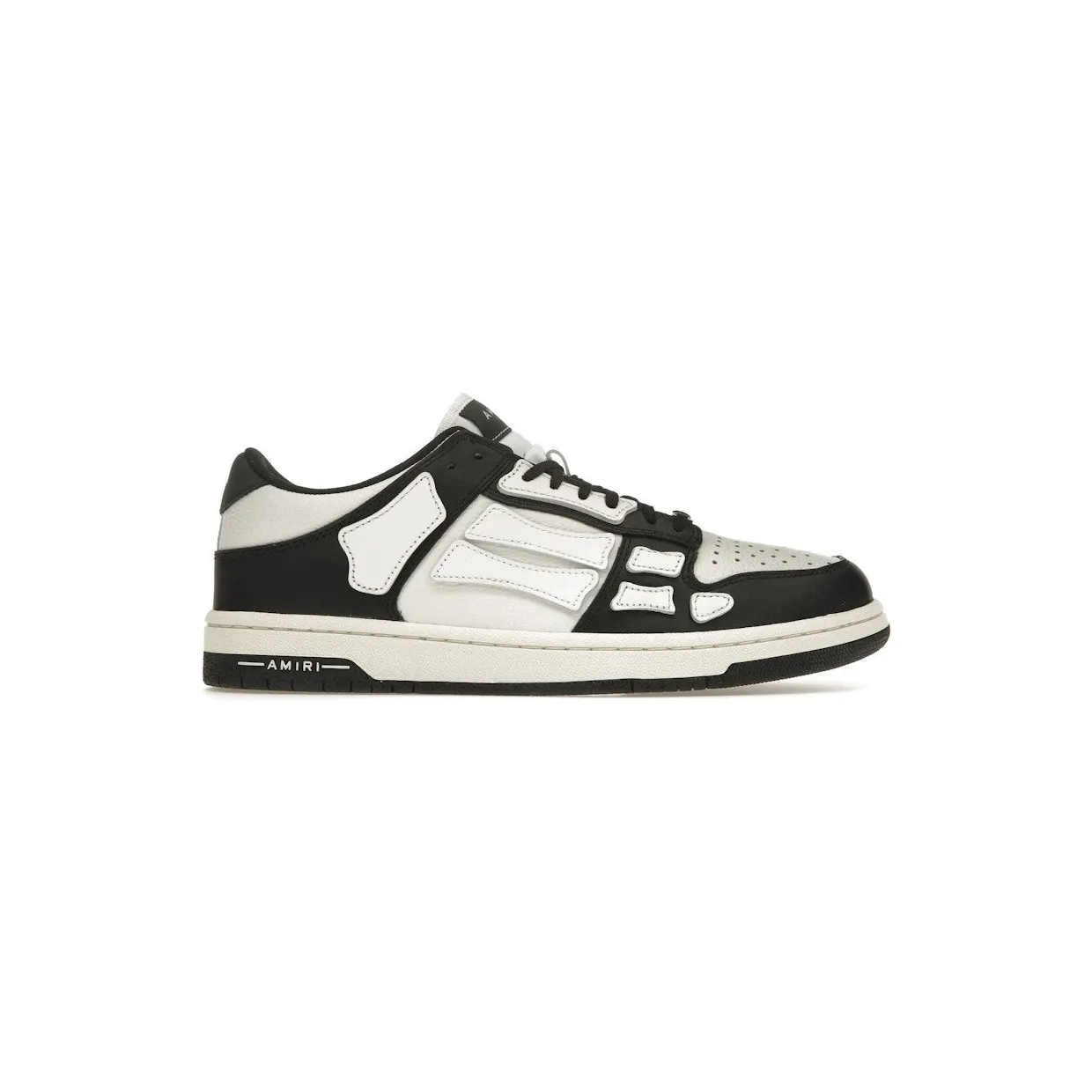 AMIRI Skel Top Low Black White (PXMFS002-004)
