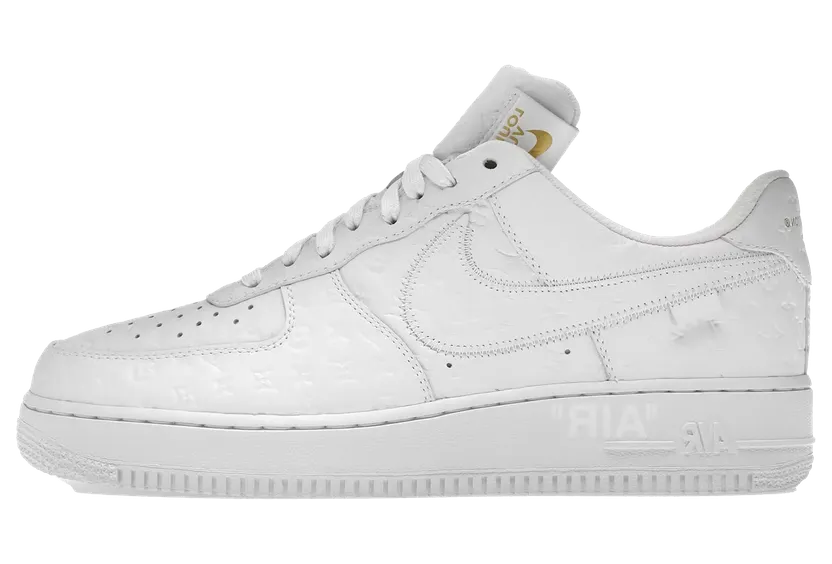 Nike Louis Vuitton Air Force 1 Low “Virgil Abloh – White/White” (1A9V86)