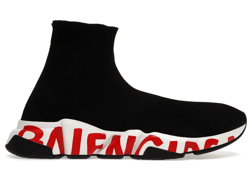 Balenciaga Graffiti Speed Red Sole