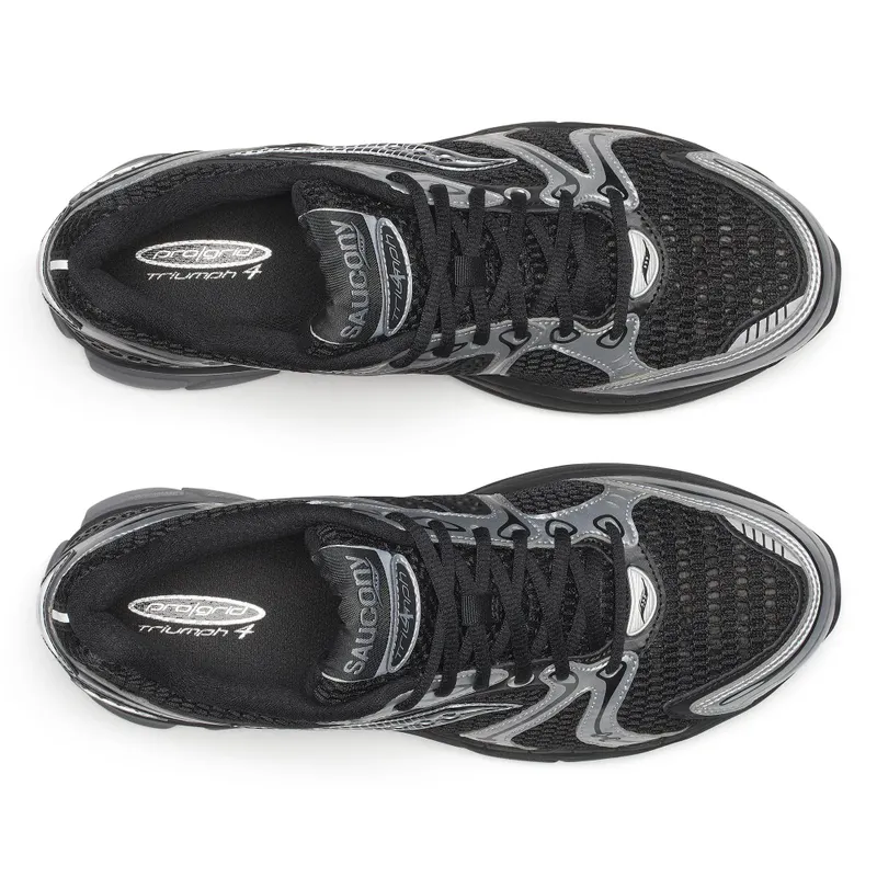 SAUCONY ProGrid Triumph 4 “Black / Silver” (S70704-23)