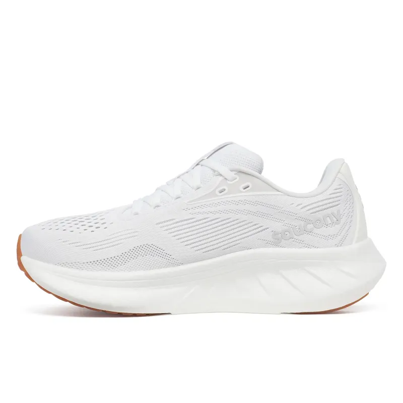 SAUCONY Ride 18 “White / Gum” (S11000-107)