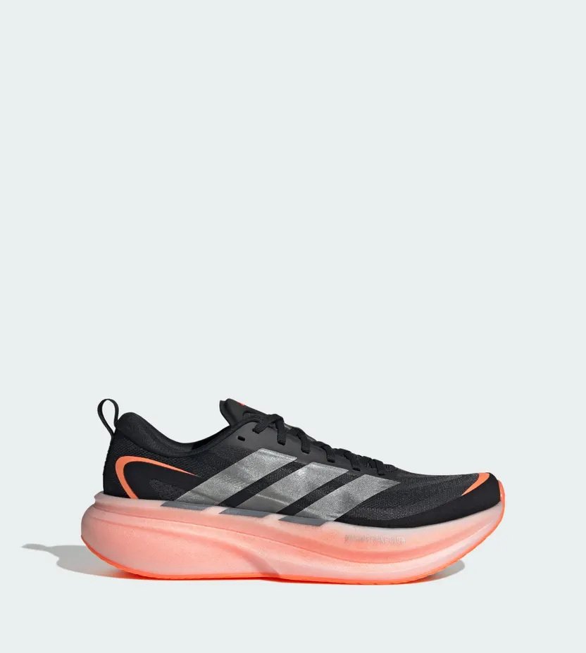 Adidas SUPERNOVA GLIDE M HARDLOOPSCHOENEN Core Black / Iron Metallic / Lucid Orange (KJ8760)