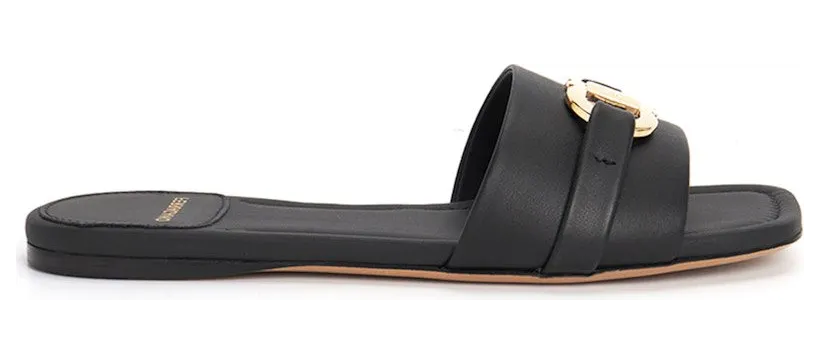 Ferragamo Gancini Flat Slide Black (01G997-769636-1C)