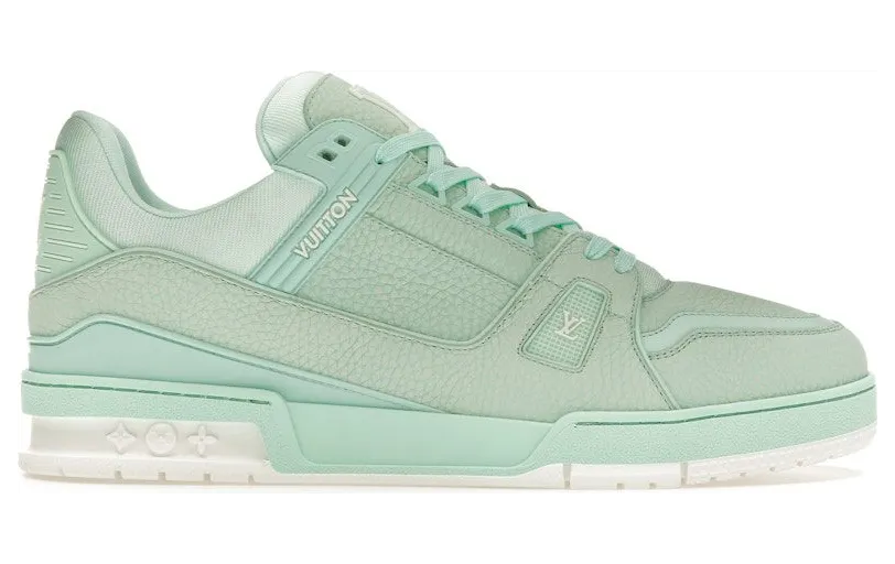 Louis Vuitton LV Trainer Mint Green White (1ACQ7V)