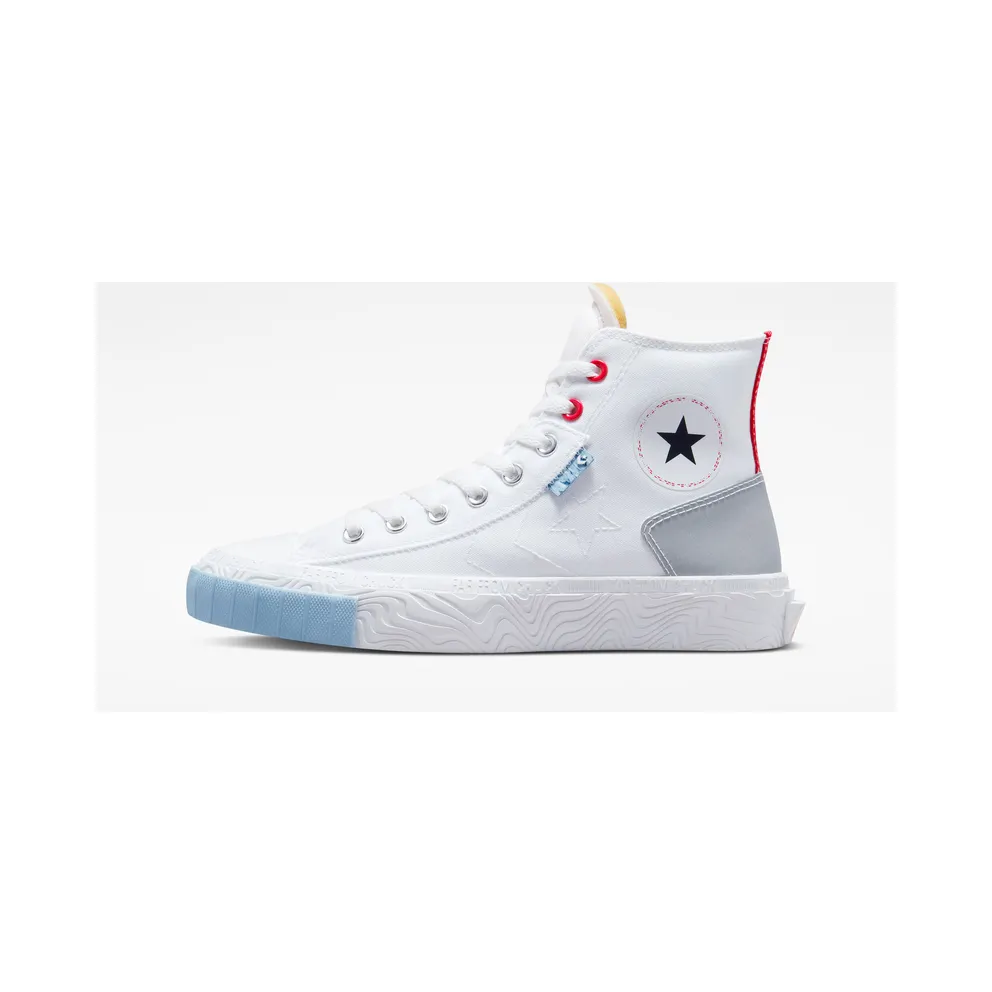 Converse Chuck Taylor Alt Star Reflective Shine White/Red/lt Armory Blue