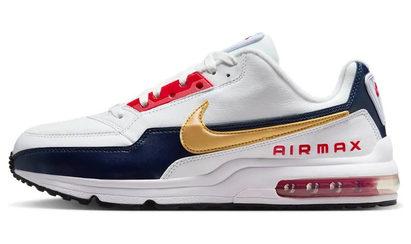 Nike Air Max LTD 3 PRM “White/Metallic Gold/Midnight Navy” (695484-186)