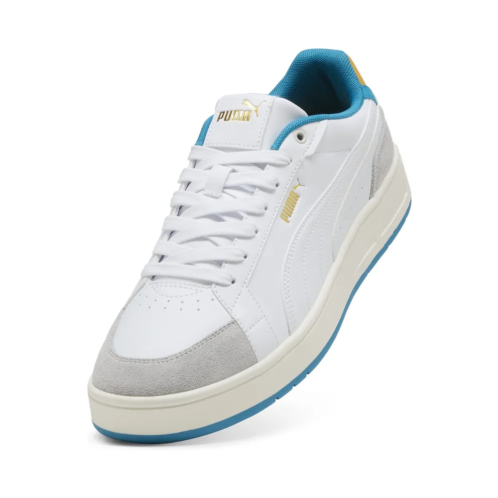 Puma Court Classico Sport “Puma White / Puma White / Tropical Blue” (400731_10)