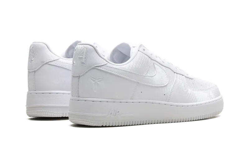 Nike Air Force 1 Low “Kobe Bryant – Triple White” (IB0018-100)