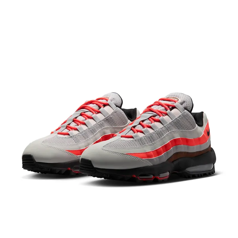 Nike Air Max 95 Golf – “Light Silver / Light Smoke Grey / Bright Crimson / Black” (HV4696-003)