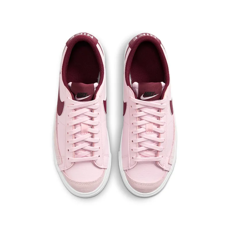 Nike Blazer Low 77 Pink Foam Dark Beetroot (GS) (DA4074-600)