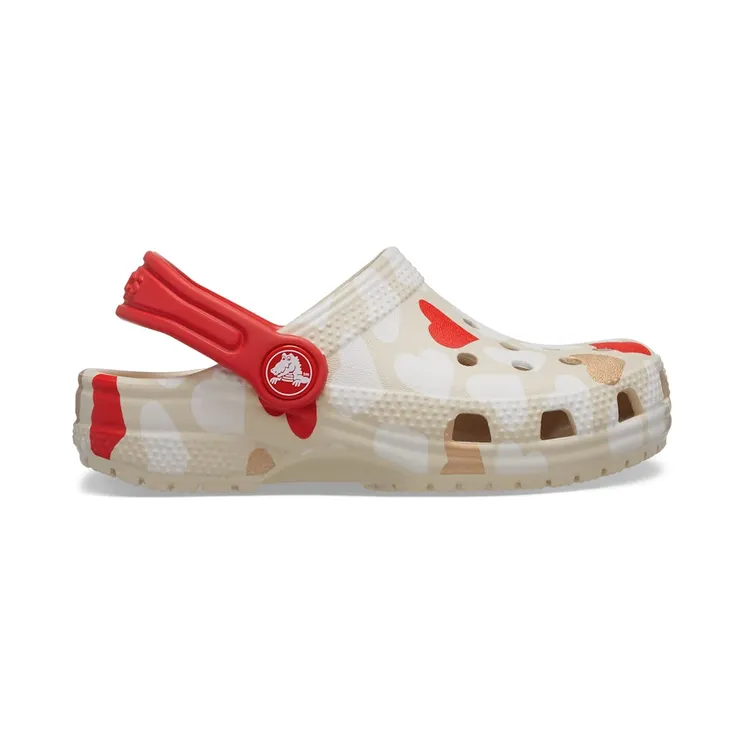 Crocs Classic Clog Heart Print Sandstone (206832-0LI)