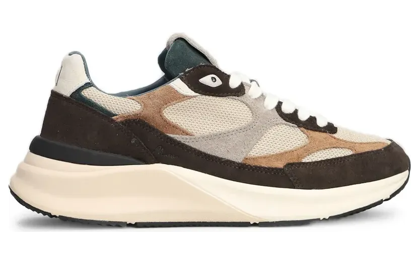 D.A.T.E. Musa Sneakers mit Einsätzen – Braun (M451MSCOTA)