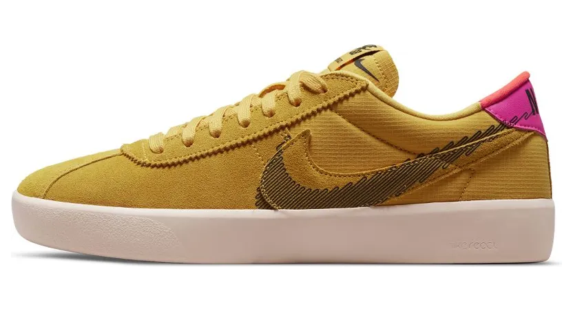 Nike SB Bruin React T Skateboardschuh – Gelb Gelb (CV5980-700)