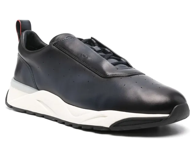 Santoni Leather “Blue” (MBIM22027BINT GONU60) (2)