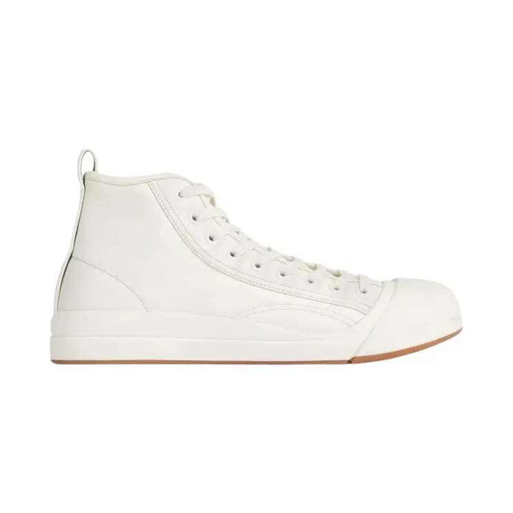 Bottega Veneta Stylish Skateboarding High Top White (763733 V3HB0 9122)
