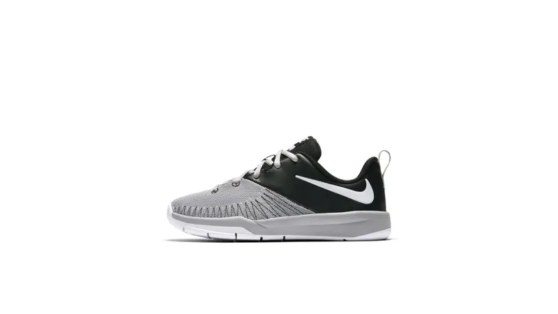 Nike  Team Hustle D 7 Low Black Wolf Grey (GS) Black/Wolf Grey-White (834318-002)