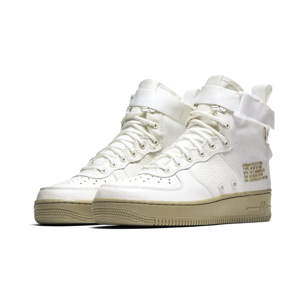 Nike SF Air Force 1 Mid Ivory Olive (W) Ivory/Ivory-Neutral Olive (AA3966-100)
