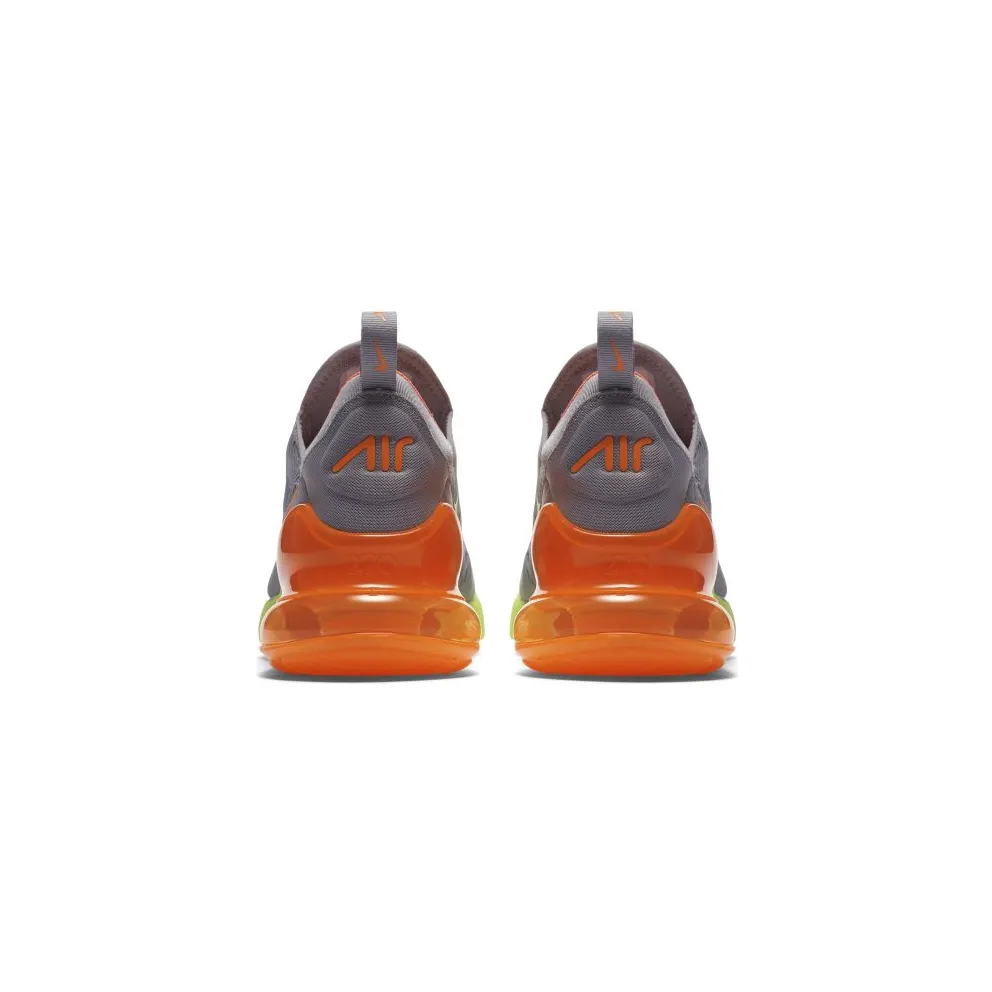 Nike Air Max 270 Grey Volt Orange Atmosphere Grey/Volt-Total Orange (AH8050-012)