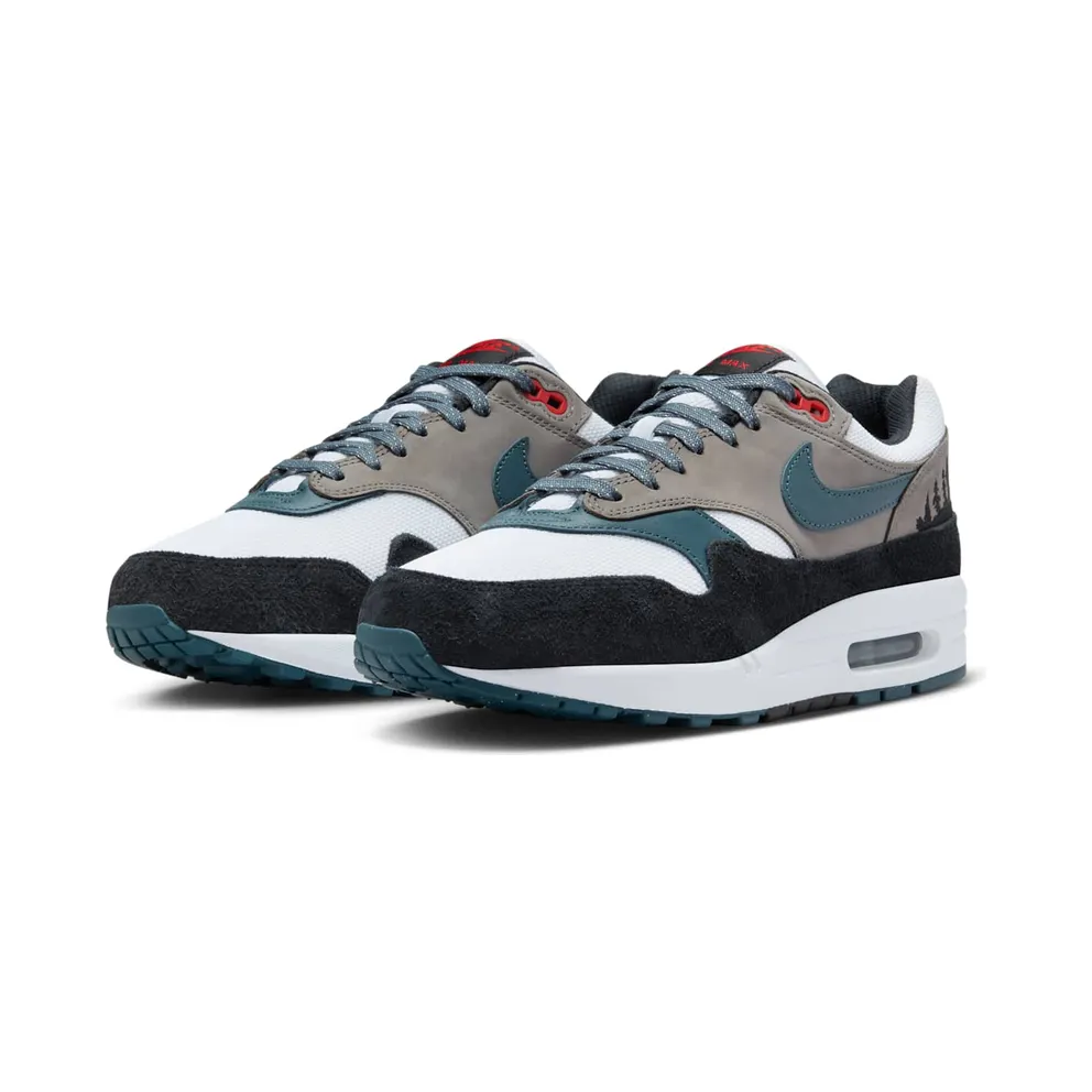 Nike Air Max 1 Premium White/Black/Soft Grey/Slate Blue (FJ0698-100)