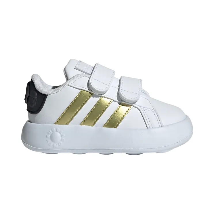 adidas Grand Court CF Star Wars Cloud White Gold Metallic Core Black (IH8036)