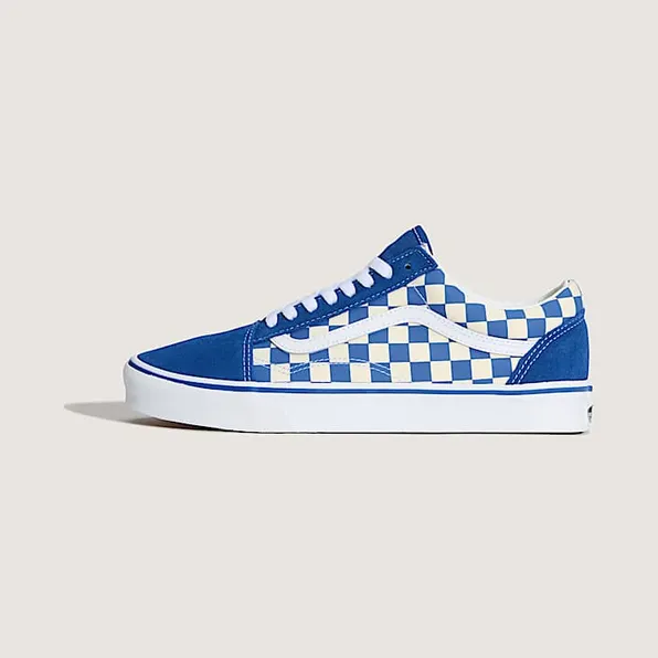 Vans Old Skool Blue Checkerboard