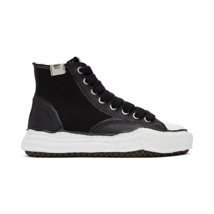 Miharayasuhiro Black & White Peterson High-Top Sneakers (A08FW715)