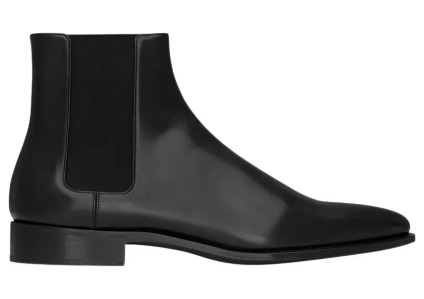 Saint Laurent Adrien Chelsea Boot Black