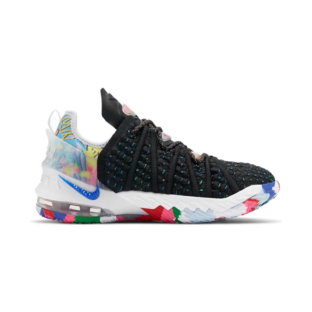Nike LeBron 18 Multicolor (GS) Black/Multi-Color-White (CW2760-002)