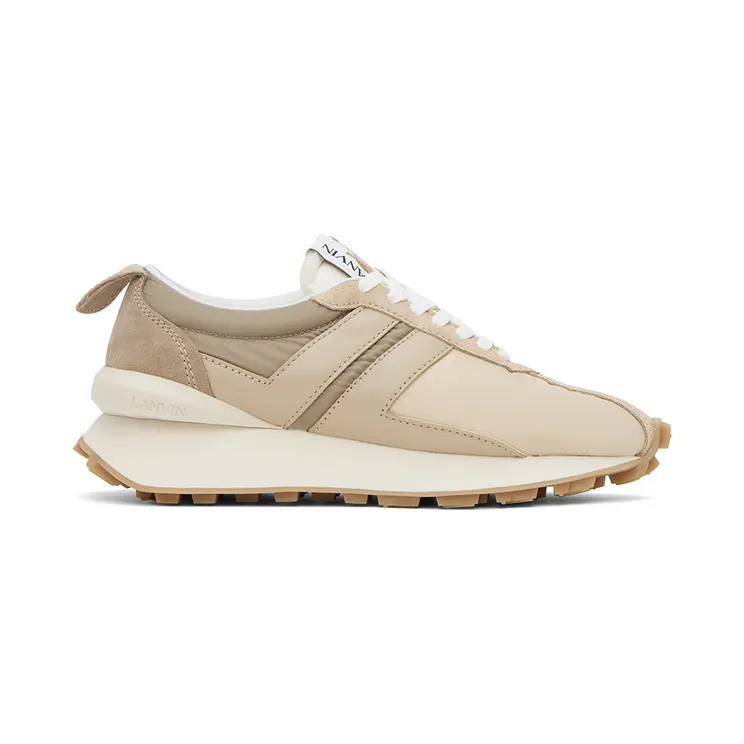 Lanvin Beige Bumpr Sneakers (FM-SKBRUC-NYLO-A22)