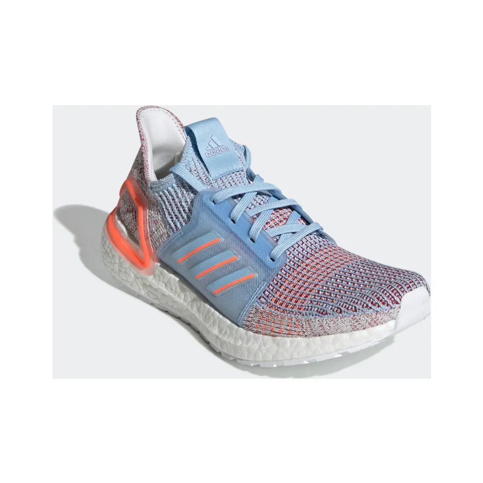 Adidas UltraBoost 19 ‘Coral Glow Blue’ Glow Blue/Hi Res Coral/Active Maroon (G27483)