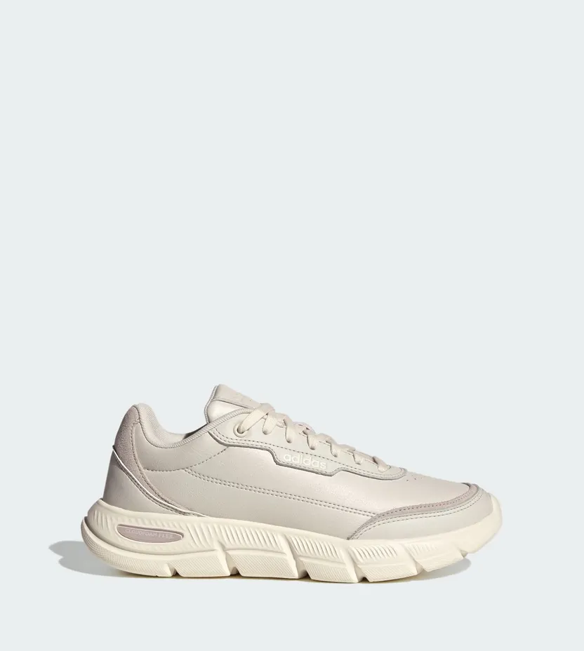 Adidas CLOUDFOAM FLEX SMART CASUAL SCHOENEN Orbit Grey / Off White / Beige (KJ2475)